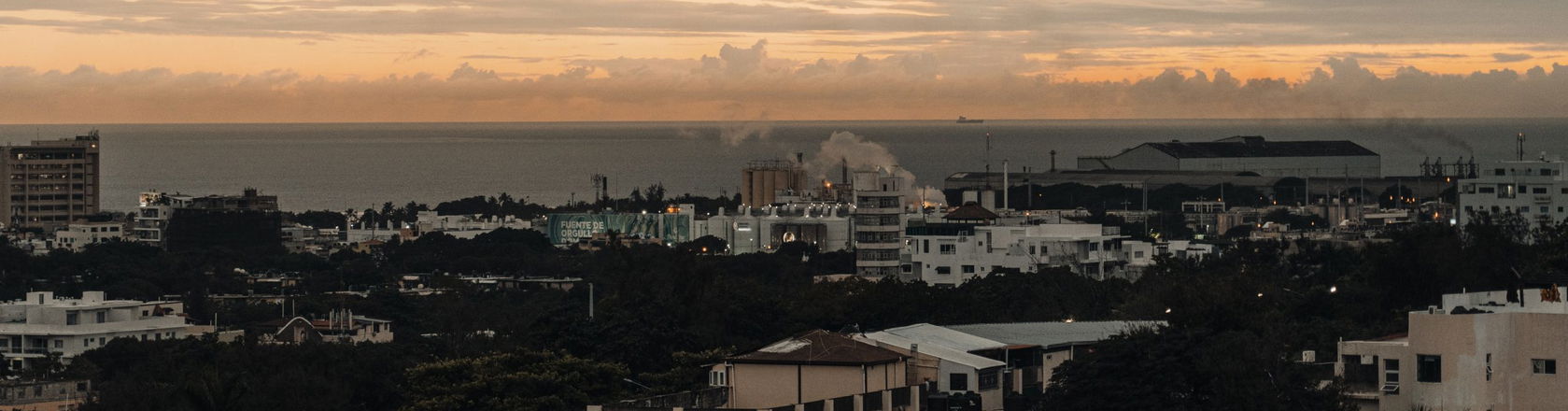 The skyline in DR Congo