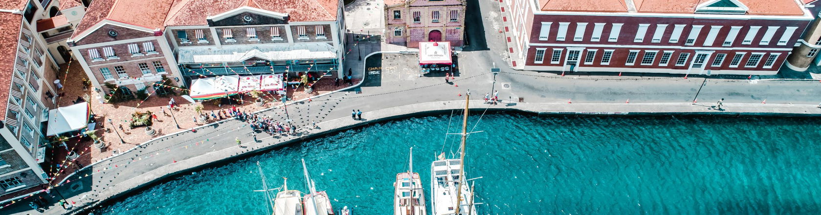 A harbor in Grenada