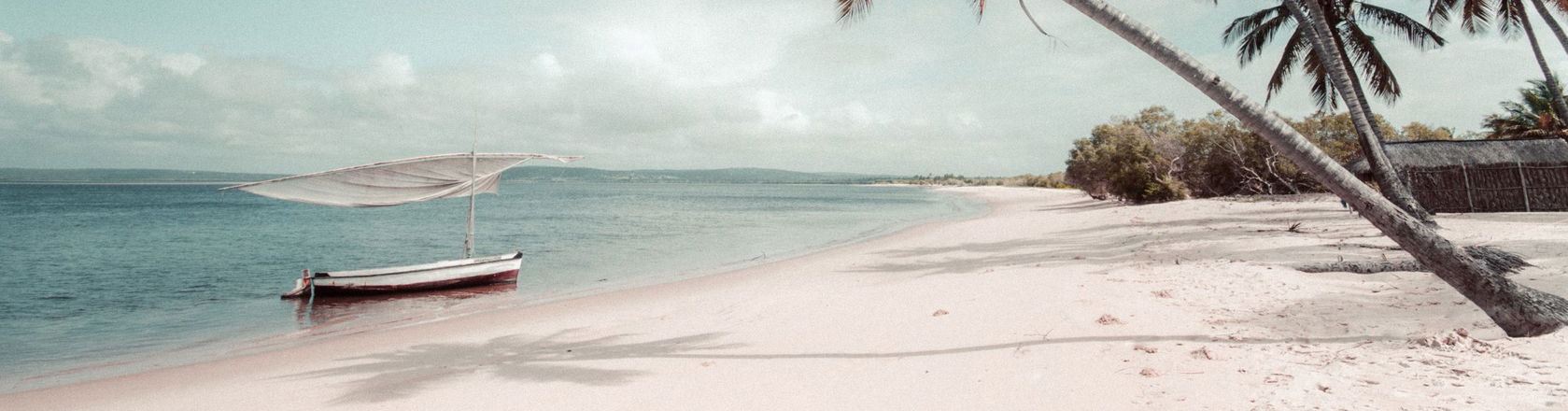 The beach in Mozambique