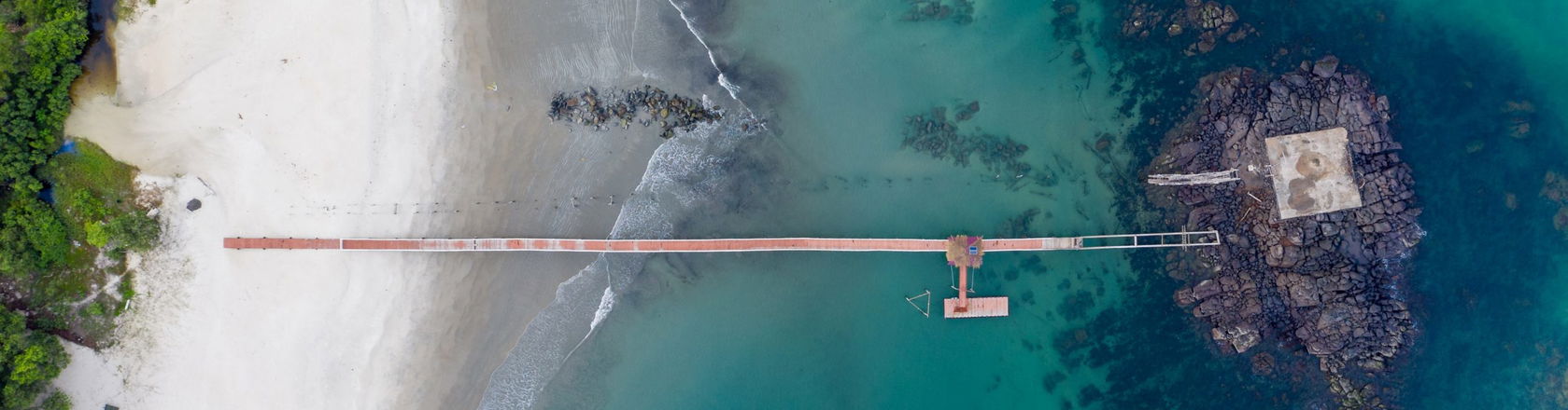 The beach in Sierra Leone