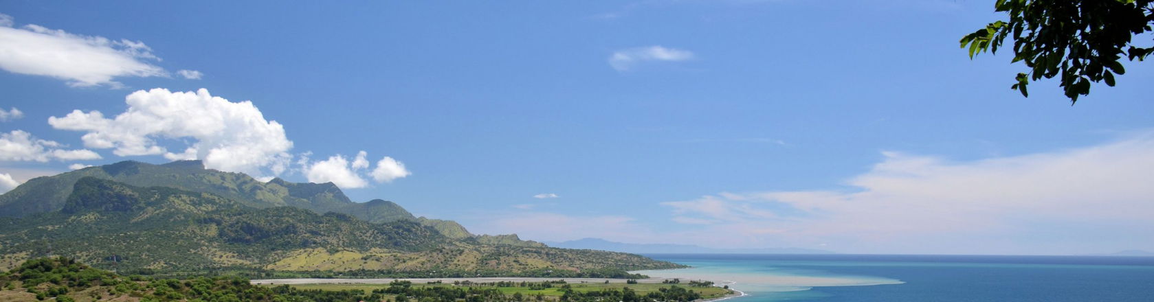 The mountains in Timor-Leste