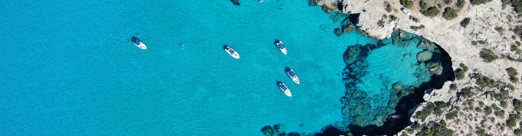 Cliff on the ocean in Cyprus