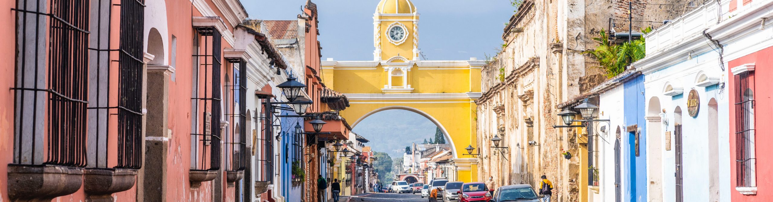 Colorful city in Guatemala