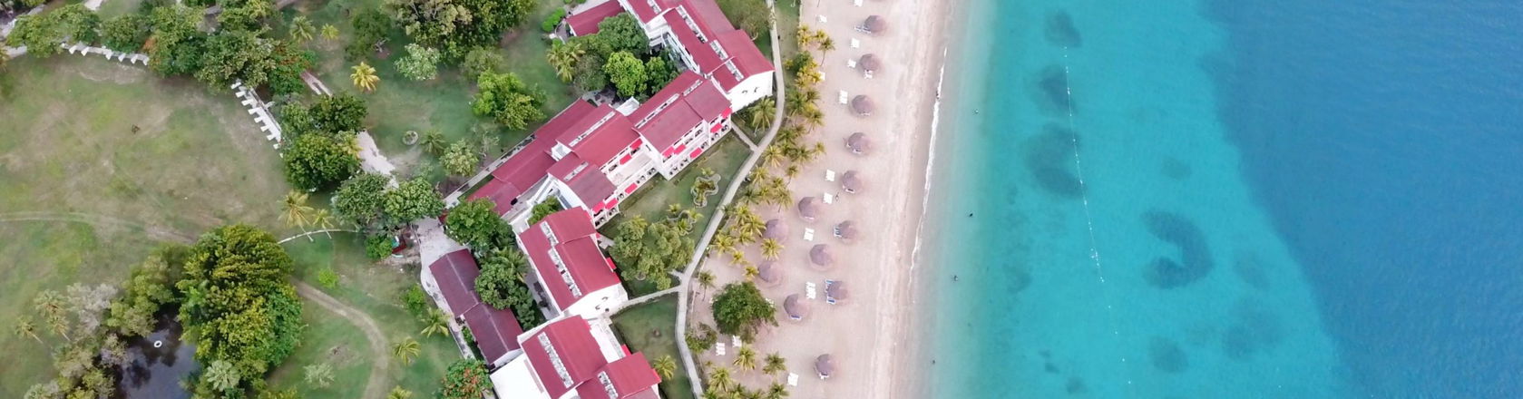 The ocean and the beach in Haiti