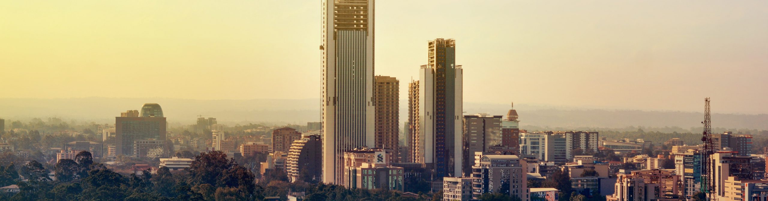The skyline in Kenya