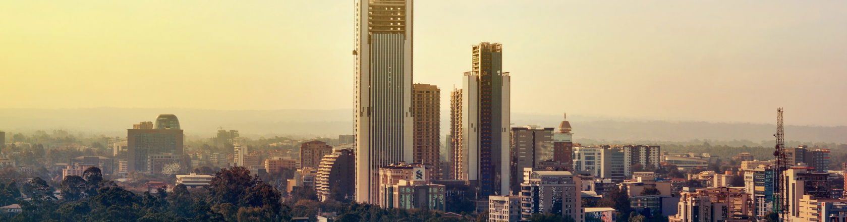 The skyline in Kenya