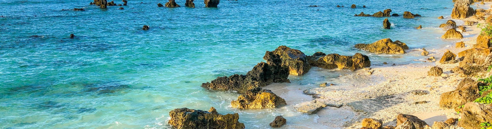 A beach in Nauru