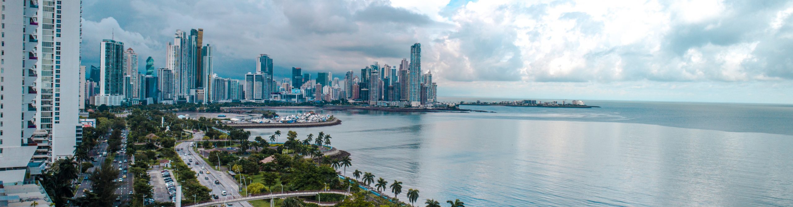 The skyline in Panama City, Panama