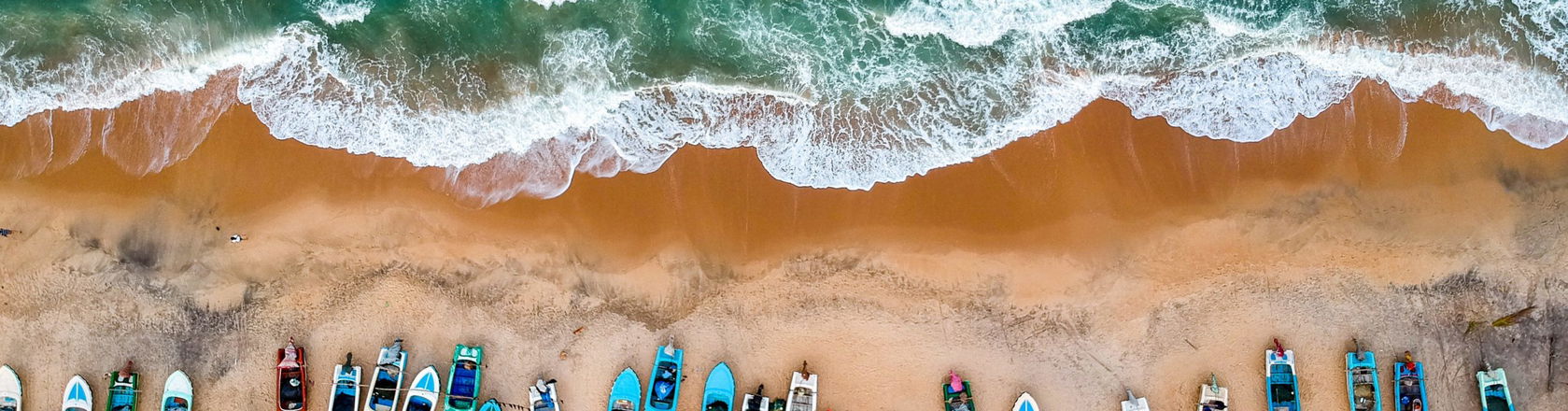 A beach in Sri Lanka