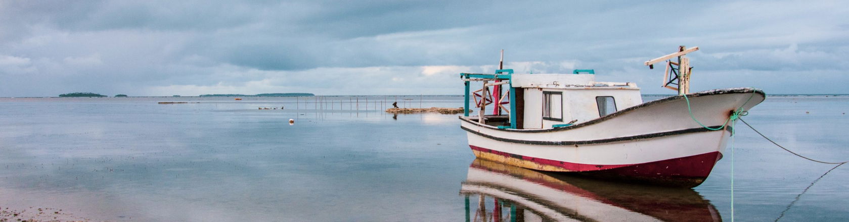 A boat on the ocean in Tonga
