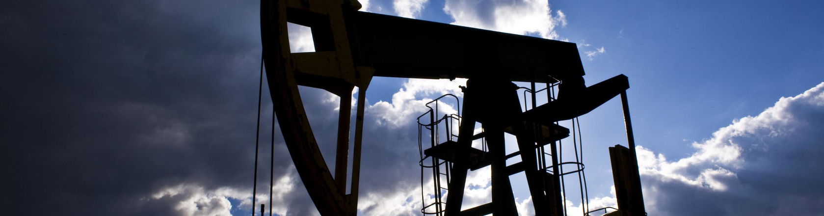 Petroleum pump silhouette. Oil drilling derricks